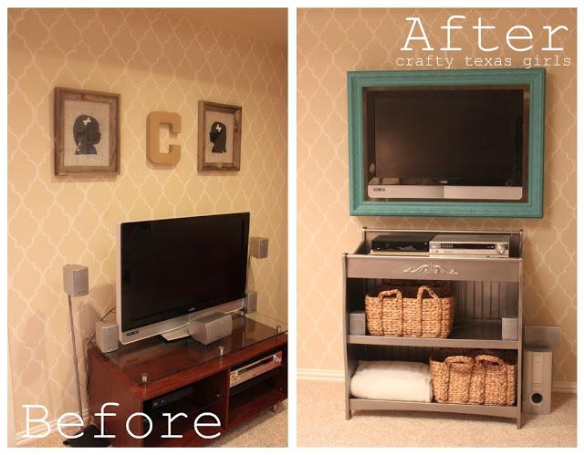 Changing Table Turned Entertainment Stand