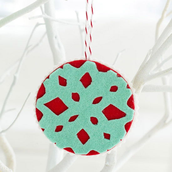 Snowflake Cutout Ornament