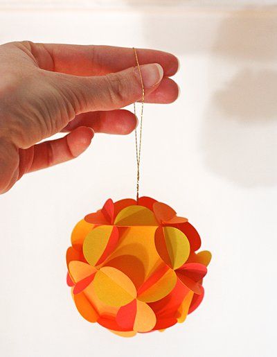 3D Paper Ball Ornament