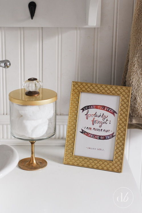 Candle Jar to Cotton Ball Holder