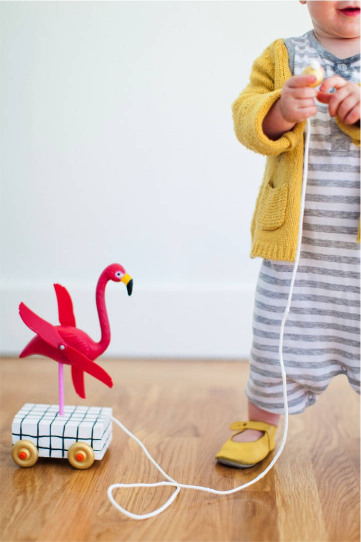 Flamingo Pull Toy