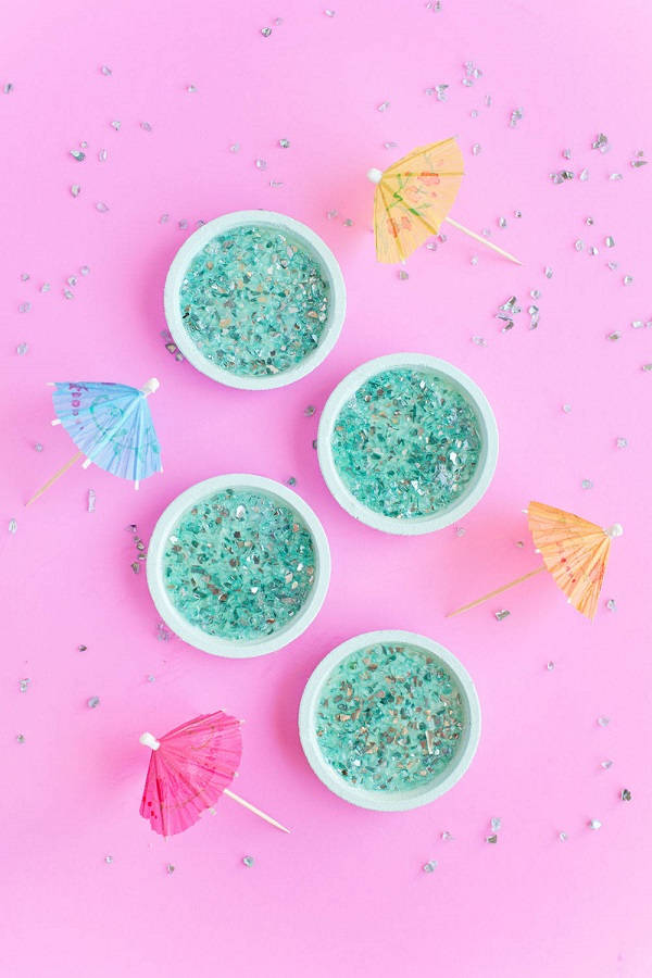 Crushed Glass Coaster