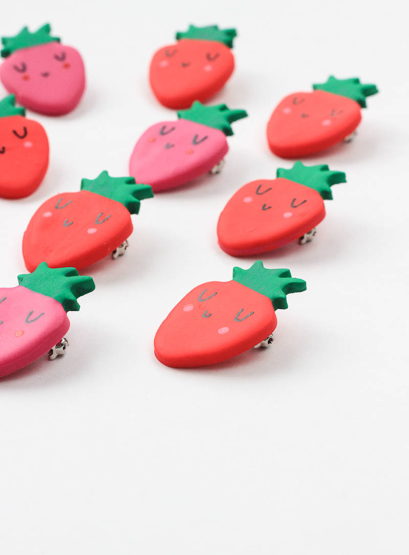Strawberry Brooch