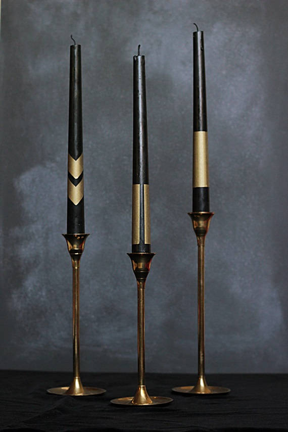 Easy Washi Tape Candles