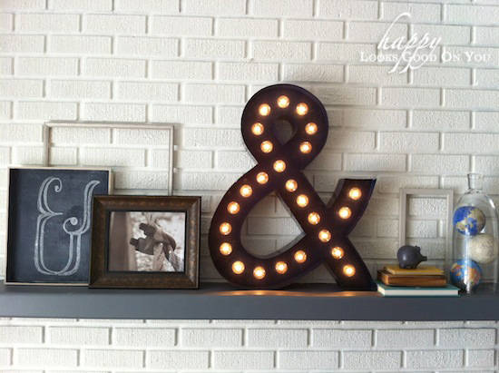 Ampersand Marquee Light