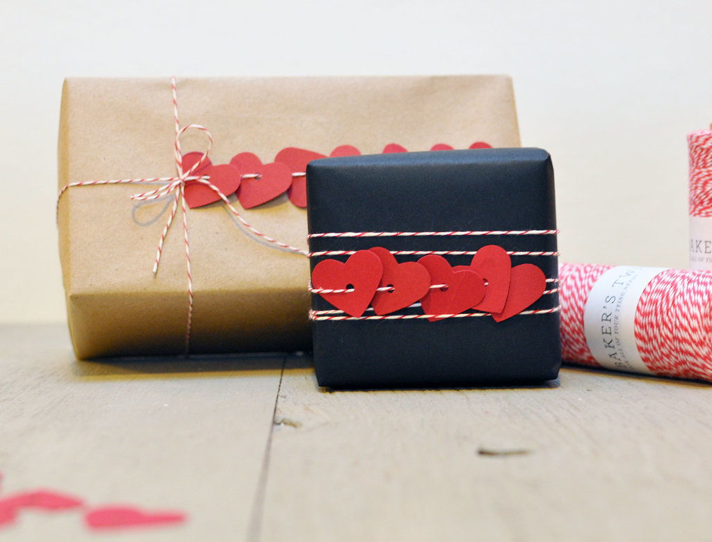 Twine and Hearts Gift Wrap