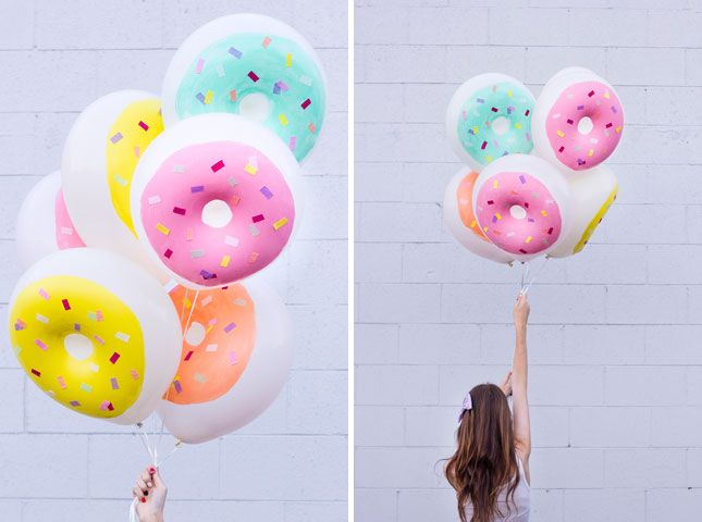 DIY Donut Balloons