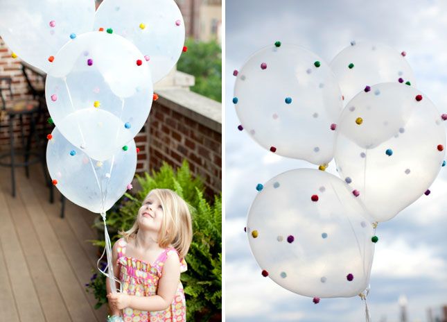 Pom-Pom Balloons