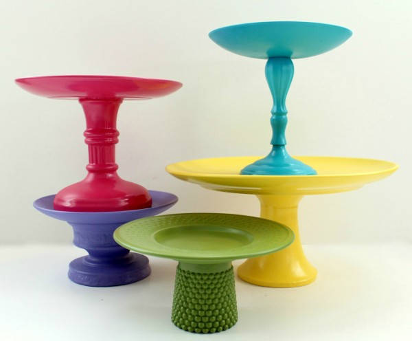 Candlesticks and Saucers Cake Stand