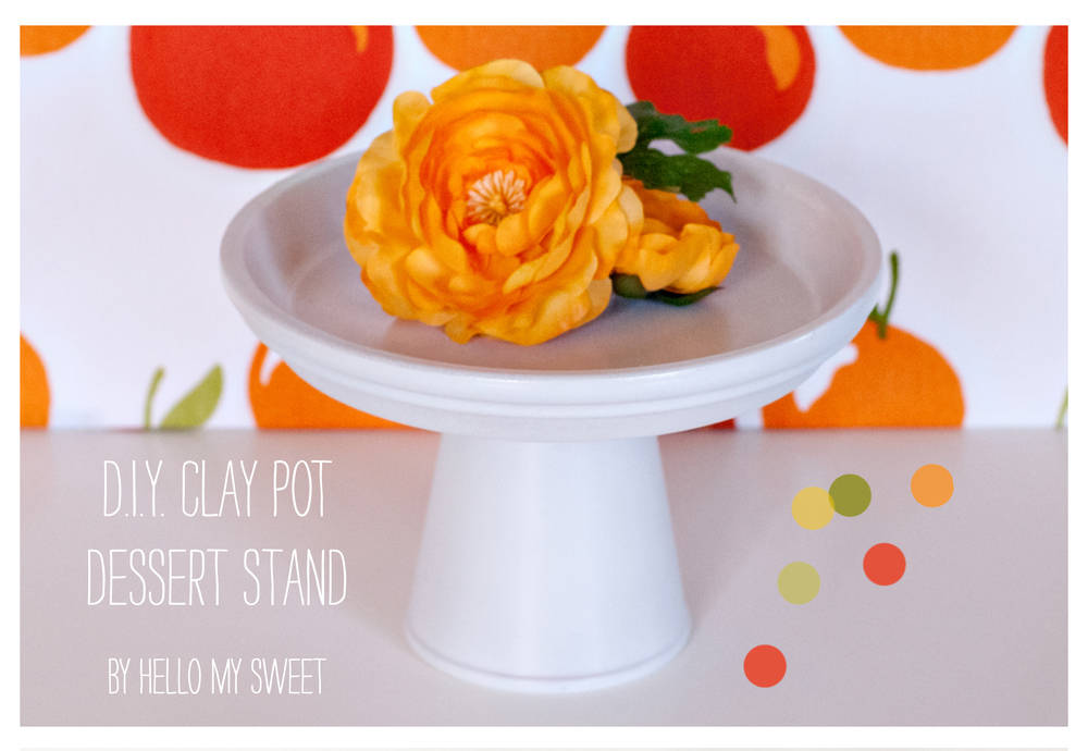 Clay Pot Cake Stand