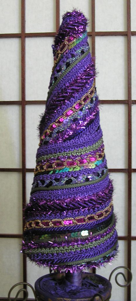 Ribbon and Sequin Tree