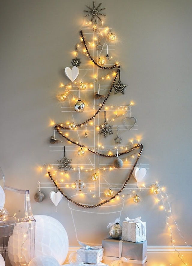 Tree Lights on the Wall