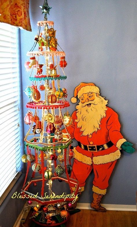 Lampshade Christmas Tree