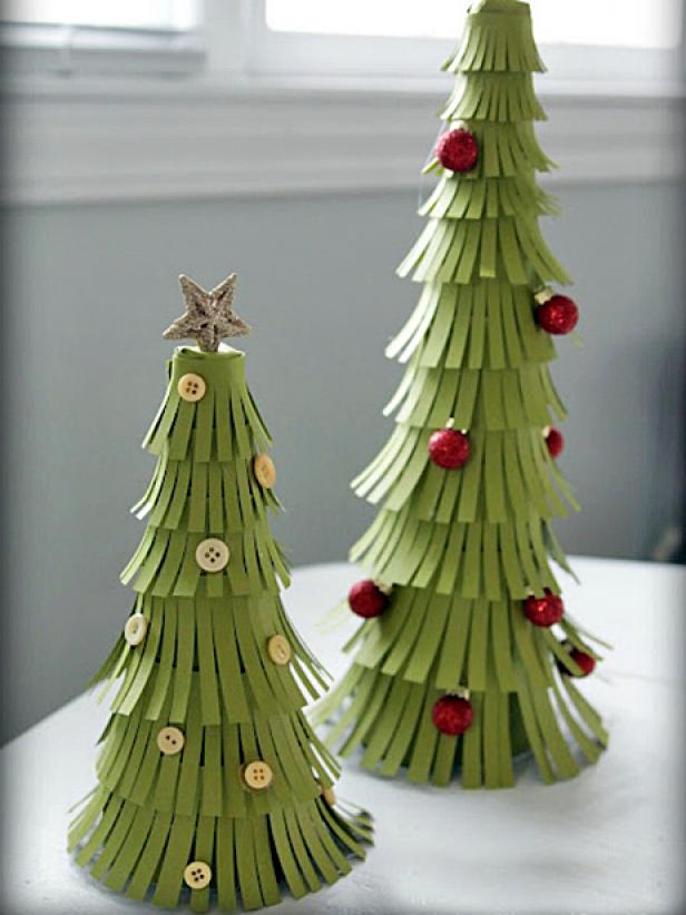 Strip of Paper Christmas Tree