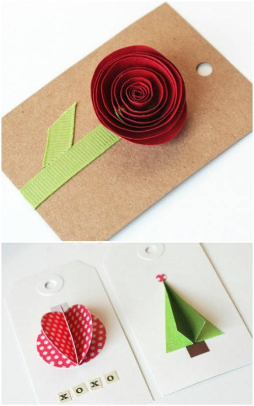 Inspirational 3D Gift Tags