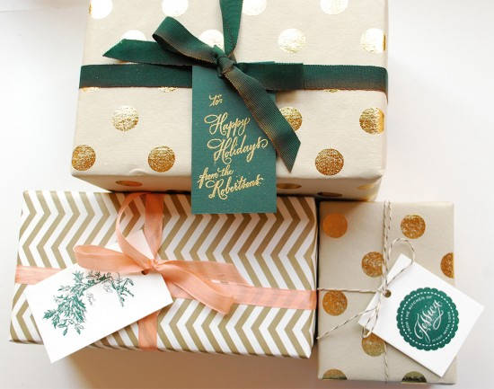 Embossed Gift Tags