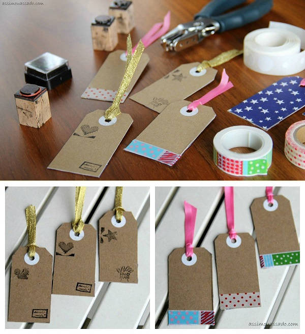Cereal Box Gift Tags