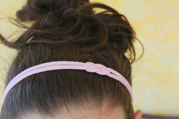 Cute Headband Out of an Old Tee