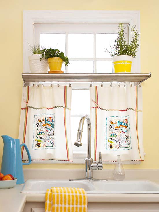 Towel Window Treatment