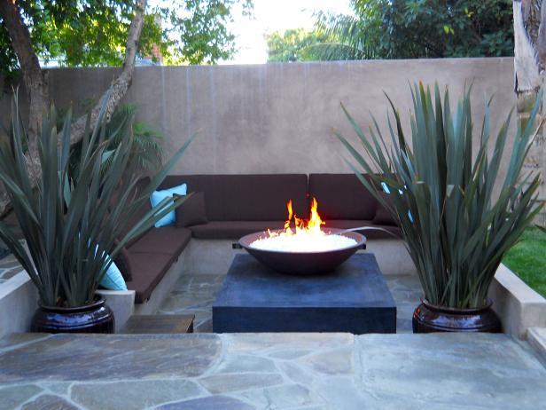 Sunken Conversation Fire Pit