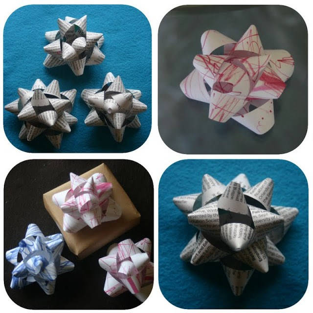 Baby Scribbles Gift Bows