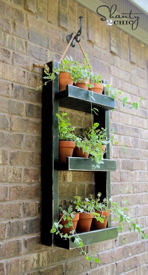 Wood Planter for the Wall