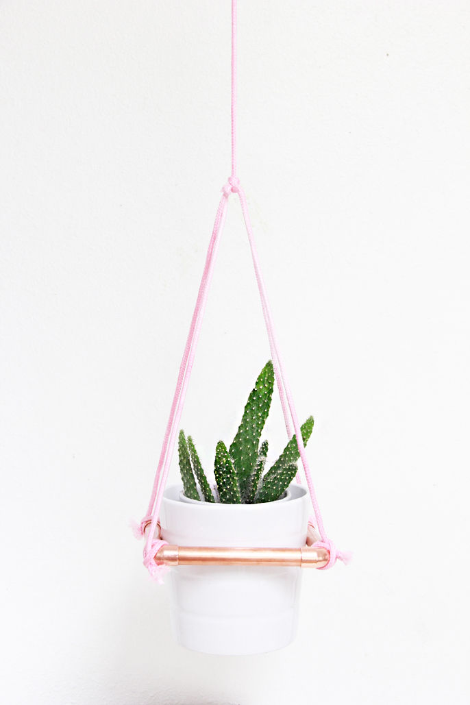 Hanging Copper Planter