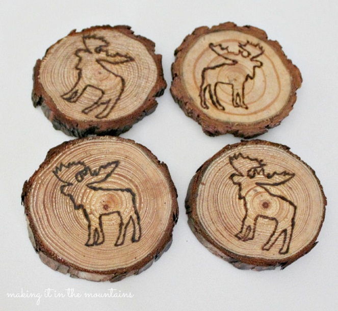 Handmade Rustic Coasters