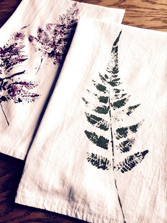 Handprinted Tea Towels
