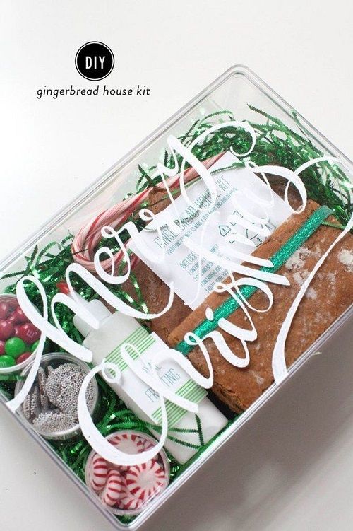 Homemade Gingerbread House Kit