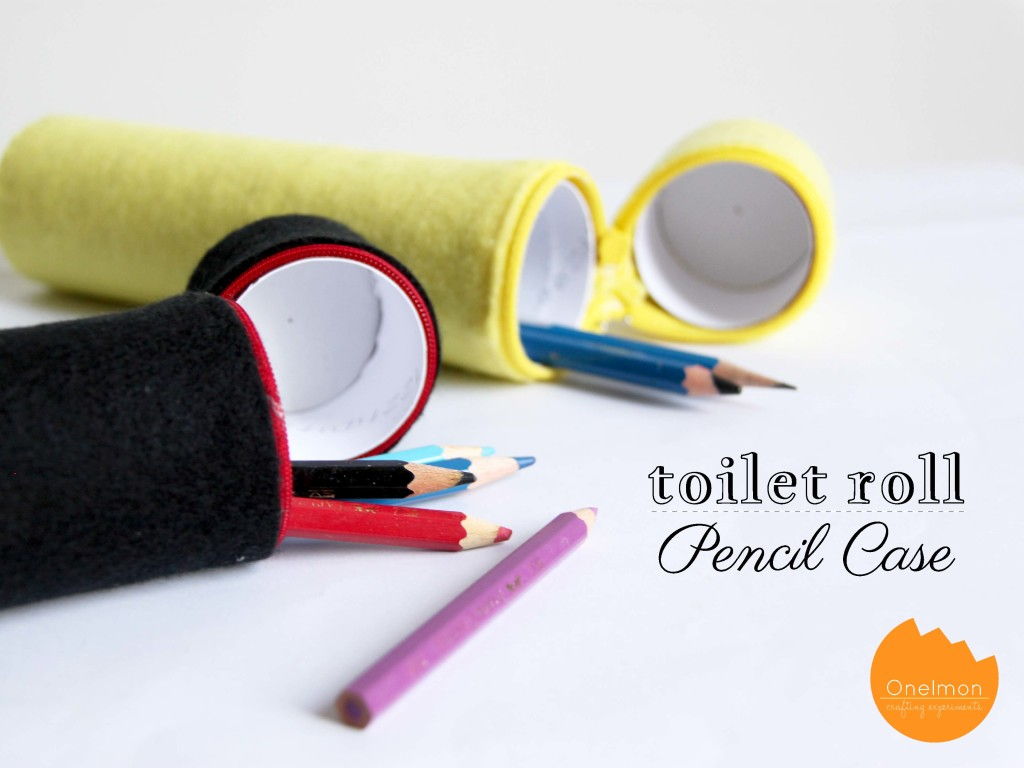 Toilet Paper Roll Pencil Case
