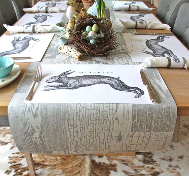 Wallpaper Table Runner