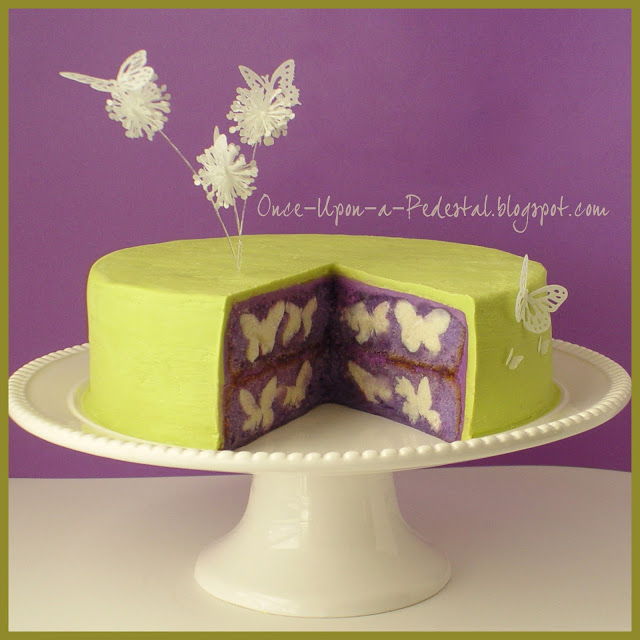 Hidden Butterflies Cake