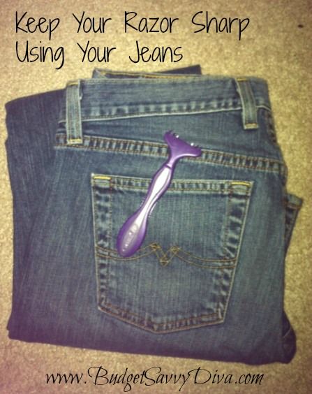 How to Sharpen Razors using your Jeans