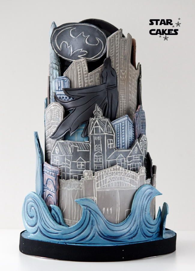 Gotham City Wedding Cake