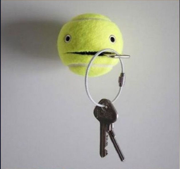 Cool Tennis Ball Key Holder