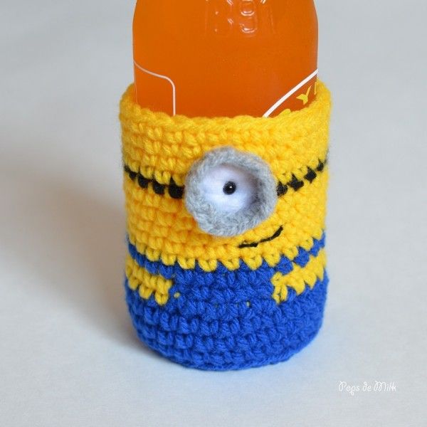 Minion Bottle Cozy