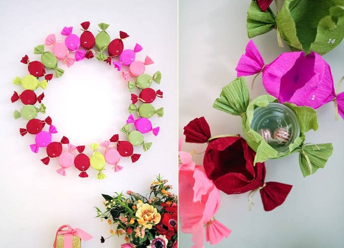 Bonbon Advent Wreath Calendar