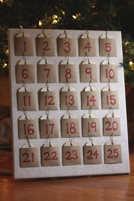 Craft Paper Advent Calendar