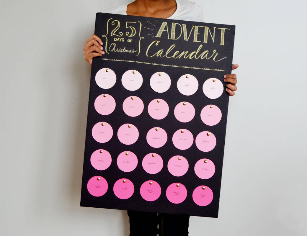 Craft Board Advent Calendar