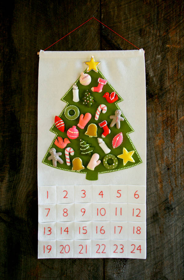 Cute Little Felt Shapes Advent