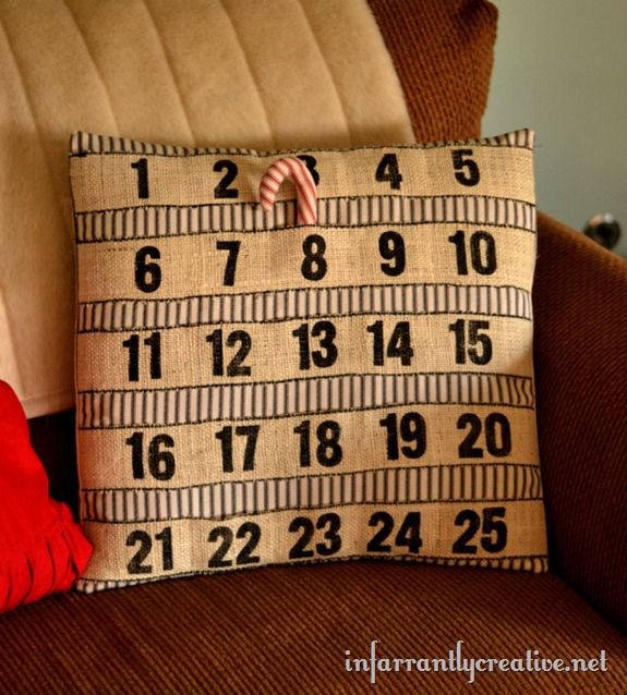 Advent Calendar Pillow