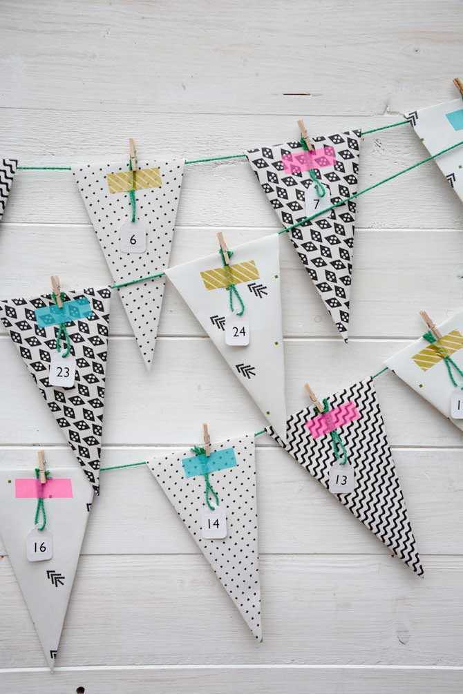 Easy Peasy Paper Advent Calendar