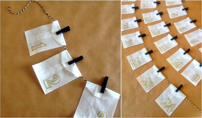 Glam Glassine Advent Calendar