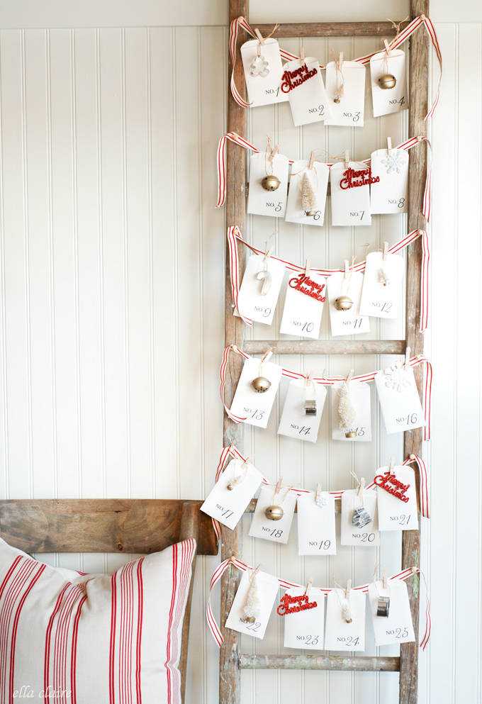 Printable Vintage Advent Calendar