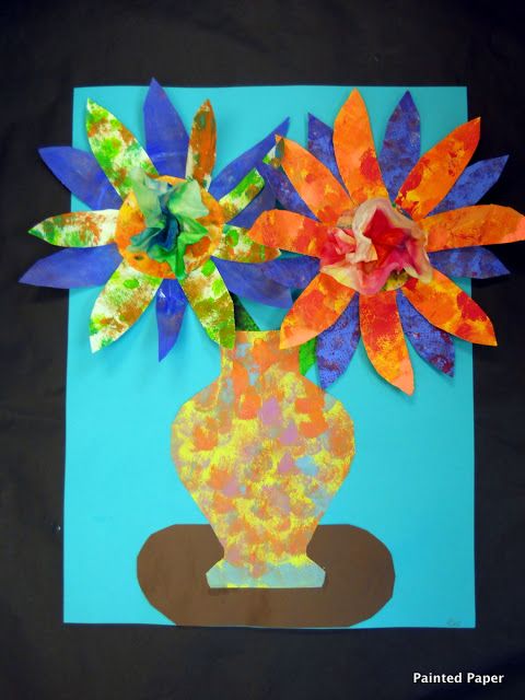 Painted Paper Bouquet