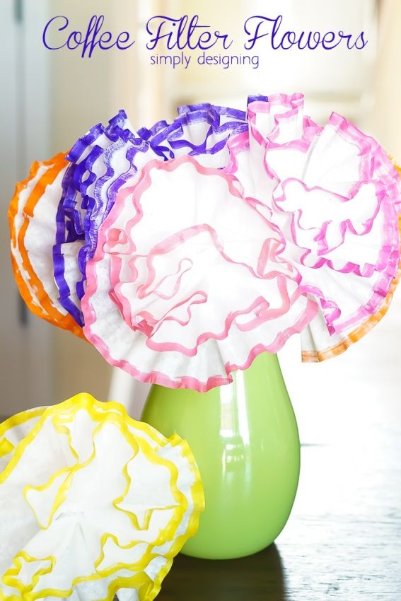 Coffee Filter Scented Flowers