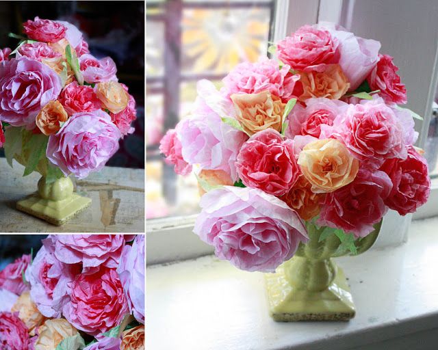 Coffee Filter Roses