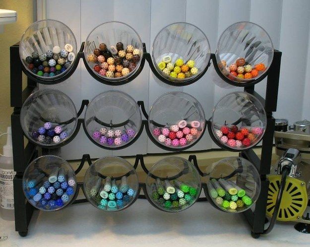 Make Your Own Pen Organizer with Wine Rack and Cups