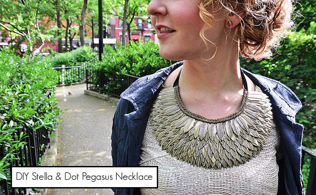 Stella and Dot Pegasus Necklace